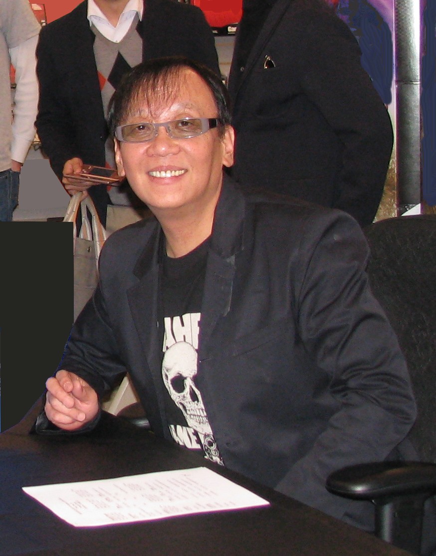 Yuji Horii signing in Palo Alto.